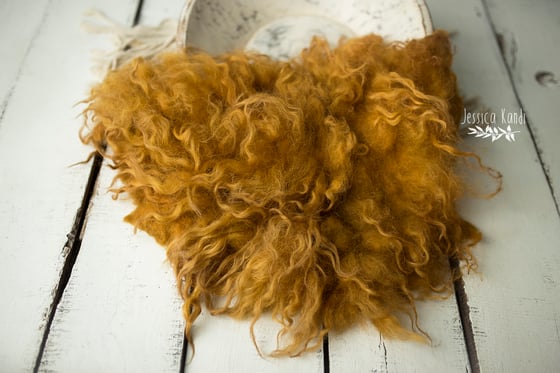 Image of Ochre hand felted fur