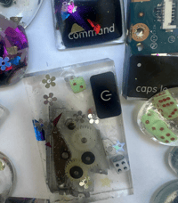 Image 4 of CUSTOM RESIN BOLO TIE