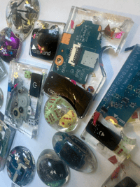 Image 2 of CUSTOM RESIN BOLO TIE