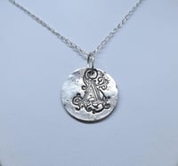 Image 1 of My Initial Silver Letter A Pendant (SJ051)