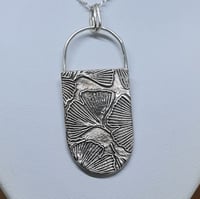 Image 1 of Silver Gingko Pendant (SJ052)