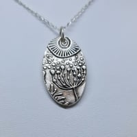 Image 1 of Silver Fun Floral Pendant (SJ048) 