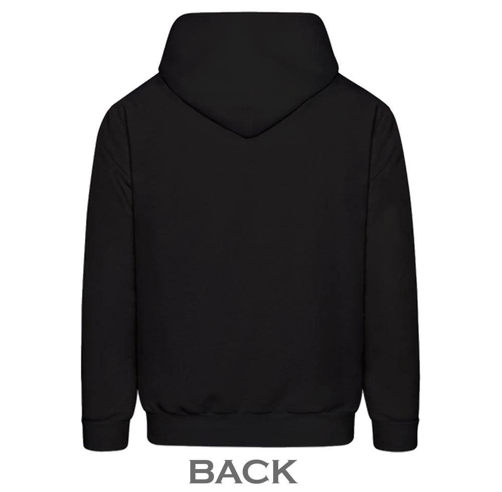 (Hoodie & NFC Chip) BLACK with Art on Front - Abraxas Rebis Simha Pleroma