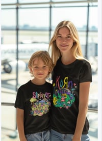 2 Kids size Medium Korn and Slipknot tees