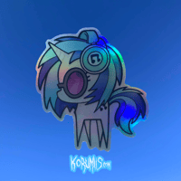Image 1 of holographic DJ Pon3 sticker