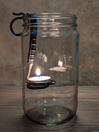 Image 2 of Candle holder, jar lantern (a)