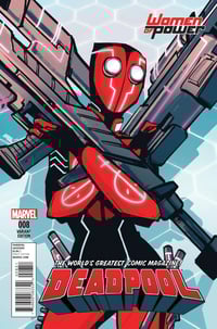 DEADPOOL #8 - Deadpool 2099 variant (signed)
