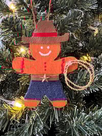 Image 1 of Gingerbread Cowboy ornament
