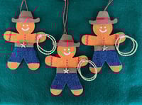 Image 2 of Gingerbread Cowboy ornament