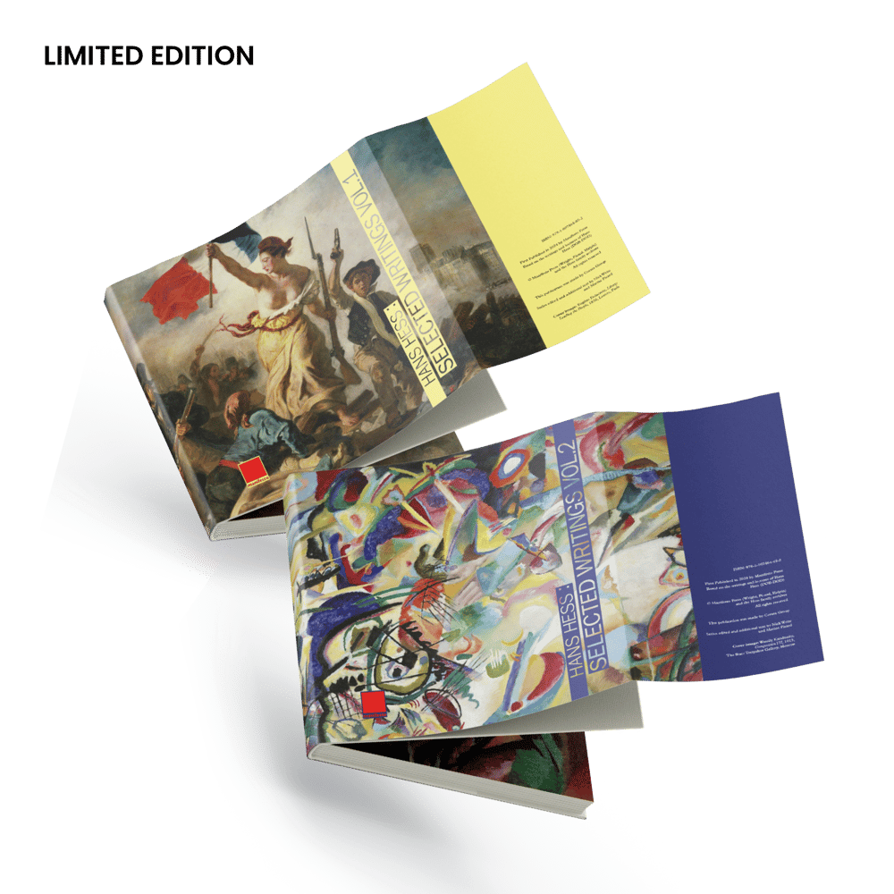 Hans Hess: Selected Writings Vol.1 and Vol.2