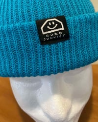 Image 3 of CJ TWO IN ONE BEANIE (TURQUOISE)