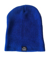 Image 2 of CJ TWO IN ONE BEANIE (BLUE)