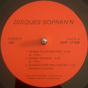 Guadeloupe Reflexions – Un Jeudi A L'Arawak (Disques Sopran'n – SOP. 17,000 - 1980)