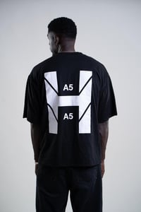 Image 4 of Split Free T-Shirt ( Black )