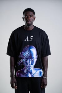 Image 3 of Split Free T-Shirt ( Black )