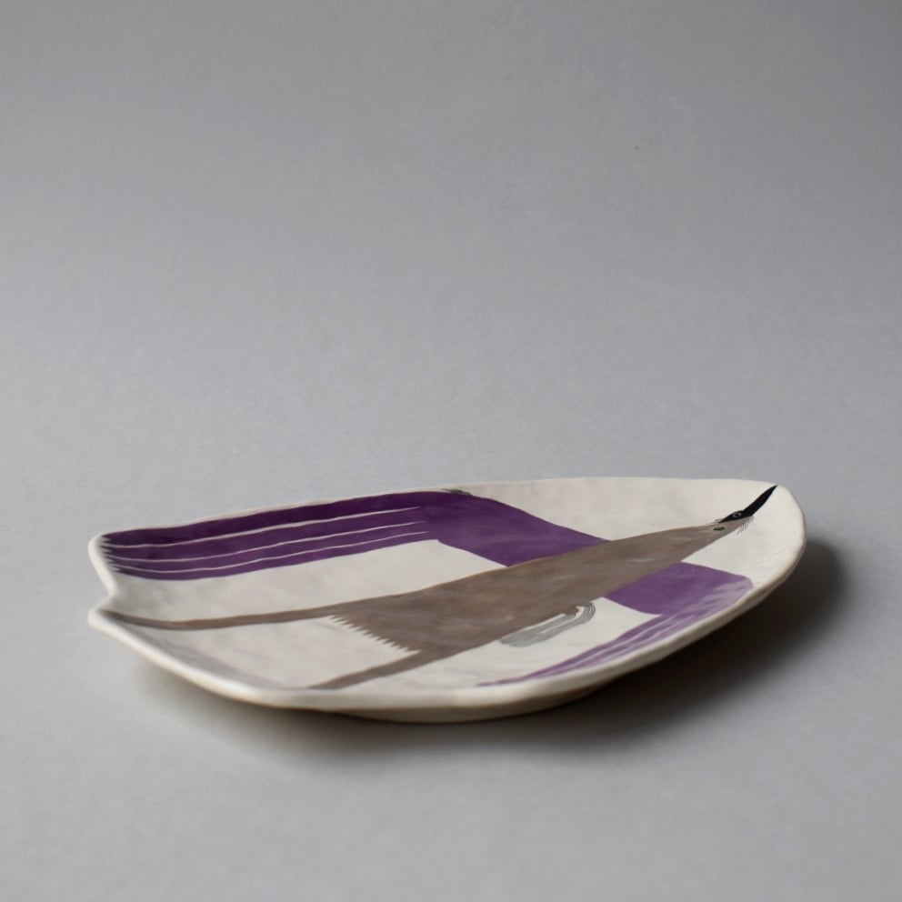 Image of Purple Swallow Plate
