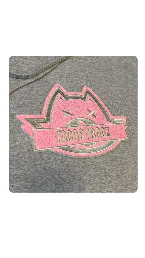 Image of Pink chenille FatCat tracksuit