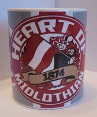 Image 1 of Hearts On Tour, Heart Of Midlothian , Football, Casuals, Ultras, Fully Wrapped Mug. Unofficial.