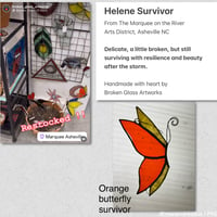 Image 1 of Orange butterfly Helene Survivor