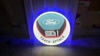 Image 3 of Custom LED RGB Mach 1 track attack Wall signs for Garage and man cave