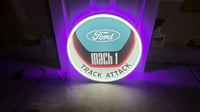 Image 4 of Custom LED RGB Mach 1 track attack Wall signs for Garage and man cave