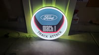 Image 5 of Custom LED RGB Mach 1 track attack Wall signs for Garage and man cave