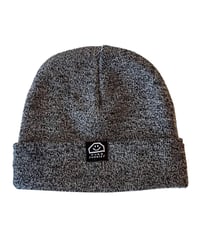 Image 1 of CJ TWO IN ONE BEANIE (BLACK/WHITE SPECK)