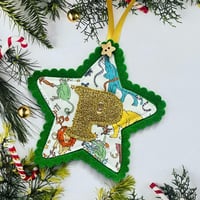 Image 4 of Personalised Liberty Star Hanging Decoration