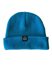 Image 1 of CJ TWO IN ONE BEANIE (TURQUOISE)