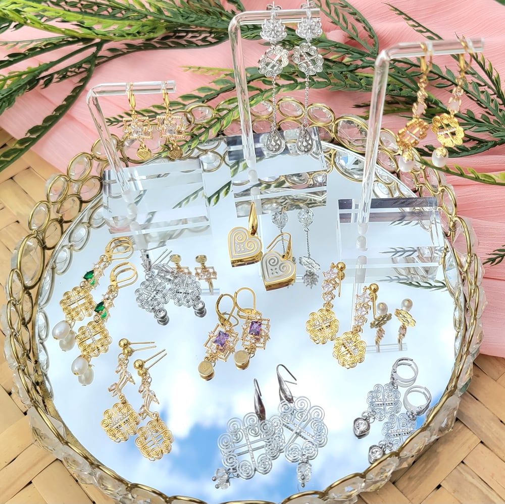 Image of Judy Huggie Earrings - Hypoallergenic