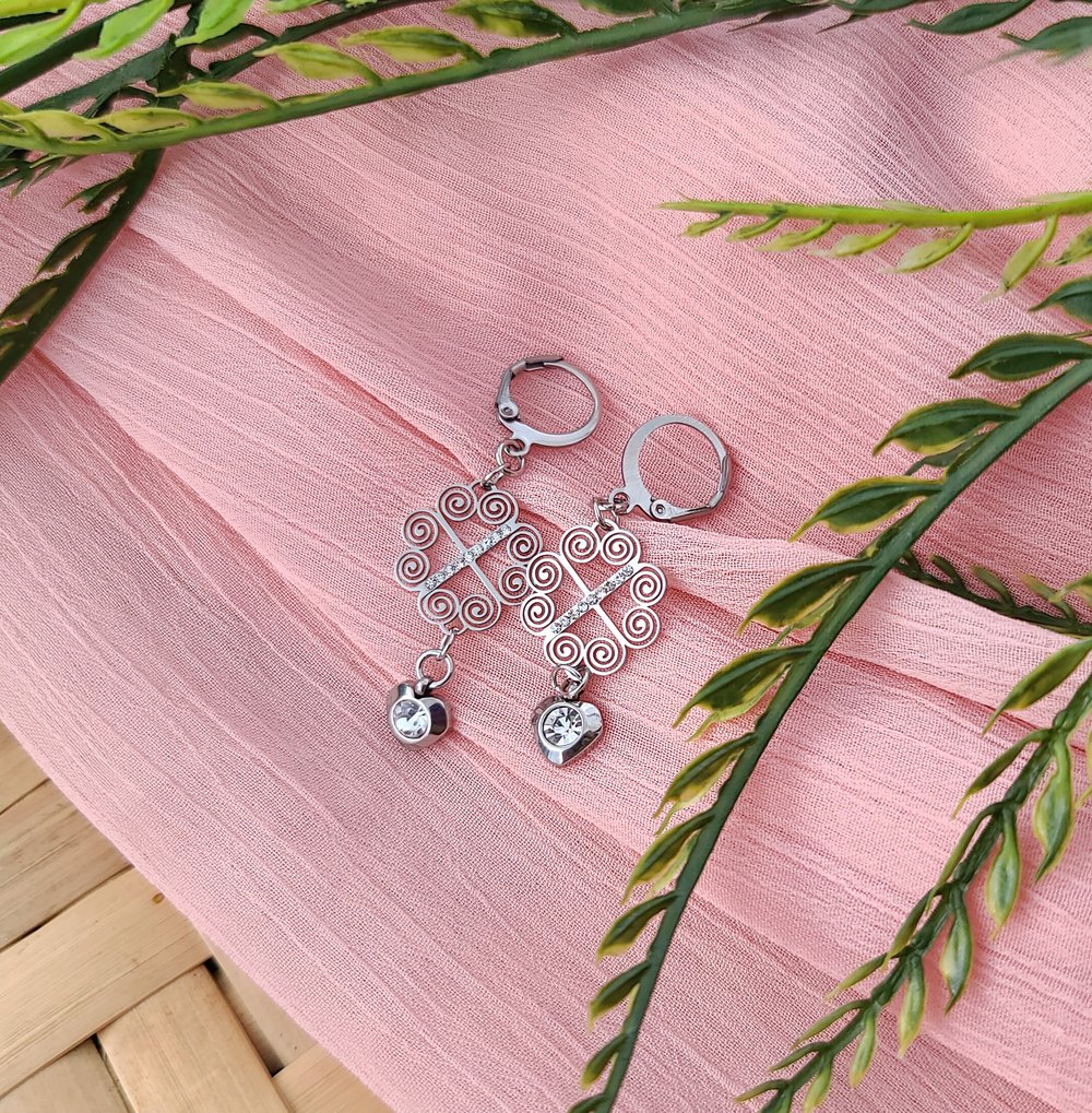 Image of Judy Huggie Earrings - Hypoallergenic