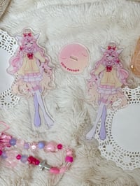 Double Sided Prim Roserin 2024 Birthday Acrylic Stand