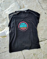 Image 1 of Women’s Black T-Shirt ‘Ura Bizitza Da!’