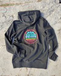 Image 2 of Unisex Grey Zip Hoodie ‘Kaixo!’