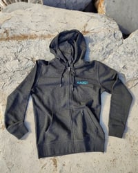 Image 1 of Unisex Grey Zip Hoodie ‘Kaixo!’