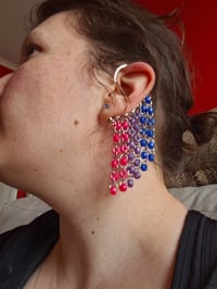 Image 11 of Rainbow and Pride Flags Bead Ear Wrap Cuff