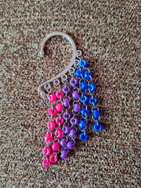 Image 13 of Rainbow and Pride Flags Bead Ear Wrap Cuff