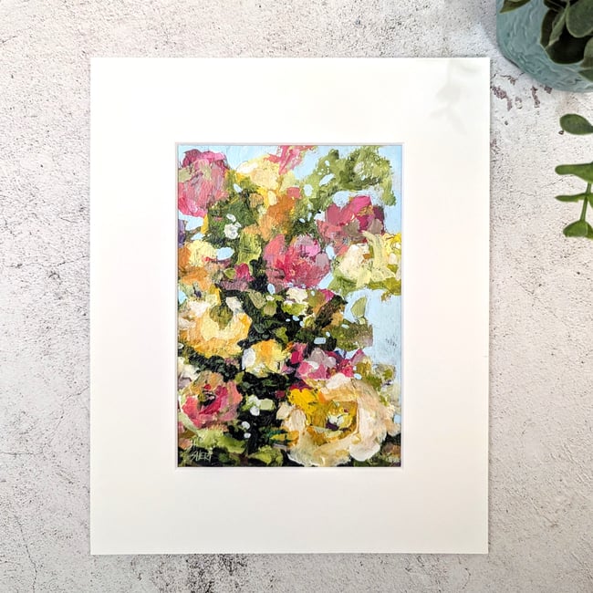 5x7 Floral Painting 06