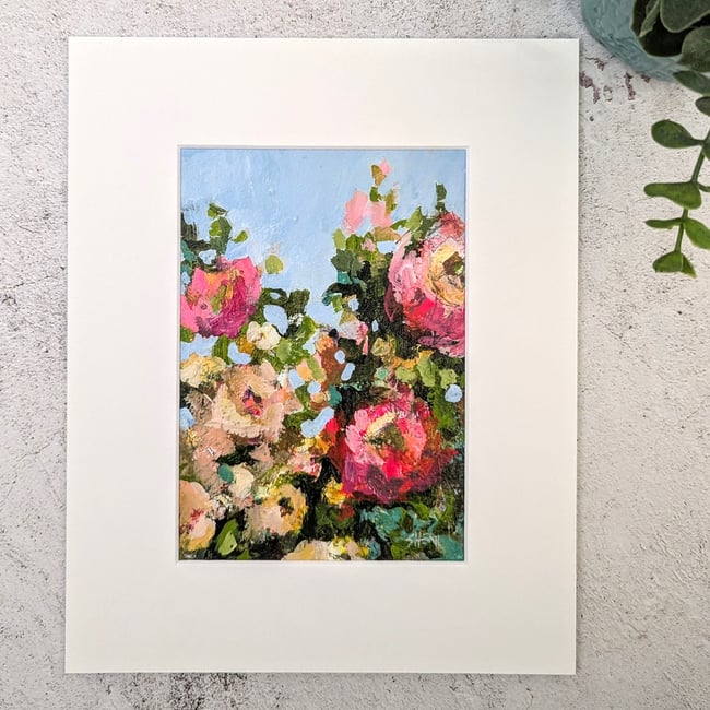 5x7 Floral Painting 08