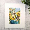 5x7 Floral Painting 16