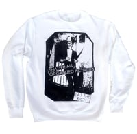 Image 1 of EAT THE RICH {white} sweatshirt 