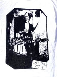 Image 2 of EAT THE RICH {white} sweatshirt 