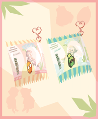 Image 1 of KimHarry Duo || Disco Elysium Candy Bag Charms (PREORDER)