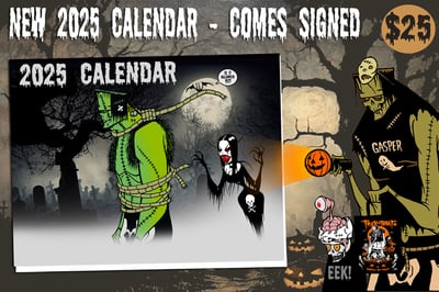 Image of 2025 CALENDAR - COMES SIGNED