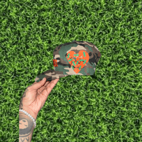 Image 3 of Camoflauge Orange Snapback 