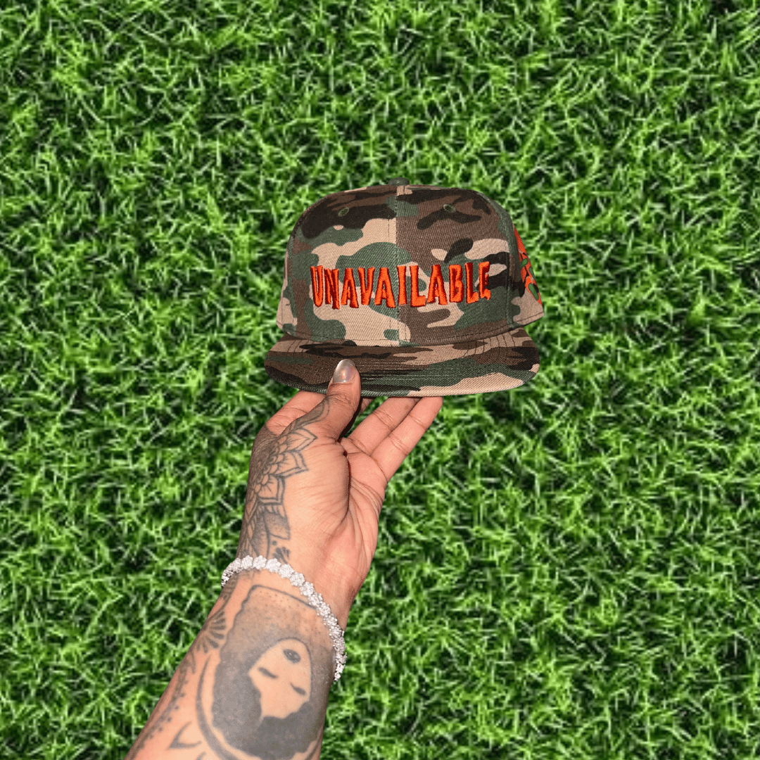 Image of Camoflauge Orange Snapback 