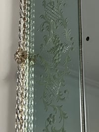 Image 4 of Venetian-Style Mirror with Pale Blue Frame
