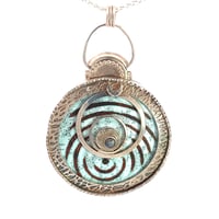 Image 1 of Silver Astrolabe Necklace