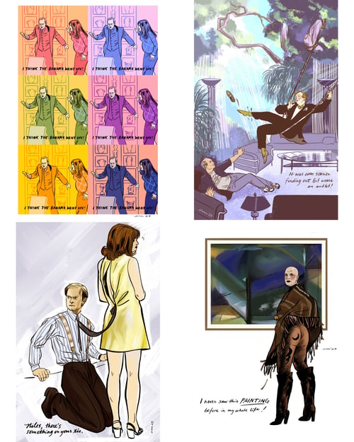 Image of Frasier's Fine Art Forgery Department Postcard Pack