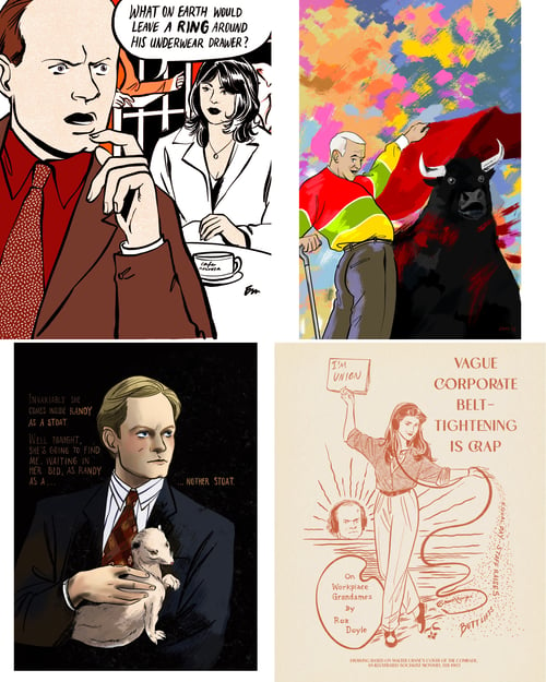 Image of Frasier's Fine Art Forgery Department Postcard Pack